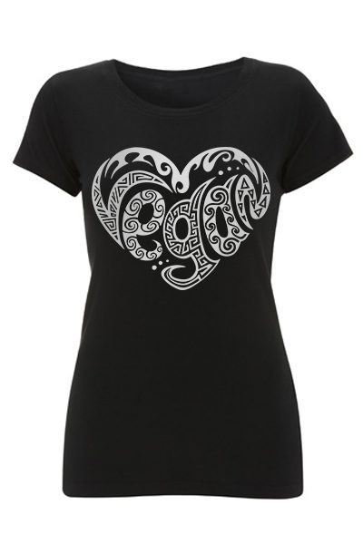 “Coeur Vegan” t-shirt femme en coton bio