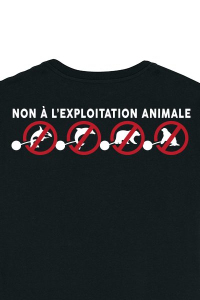 T-shirt unisex “Non à la captivité”