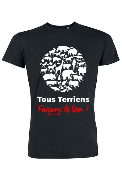 T-shirt unisex “Tous terriens”