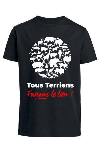 T-shirt enfant “Tous terriens”
