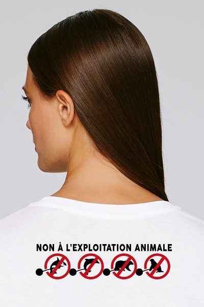 T-shirt à manches longues pour femme “Non à la captivité”
